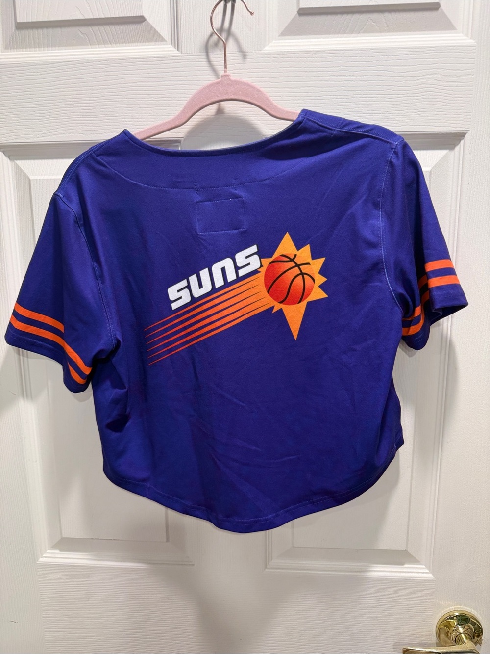 Mitchell Ness Phoenix Suns Cropped Baseball Jersey Medium Hardwood Classics - Picture 5 of 7